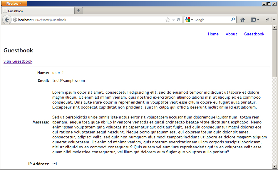 GuestbookApp
